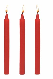 XR Brands - Fire Sticks Fetish Drip Kaarsen - Rood