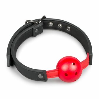 Easytoys Fetish - Ball gag met bal van PVC - Rood