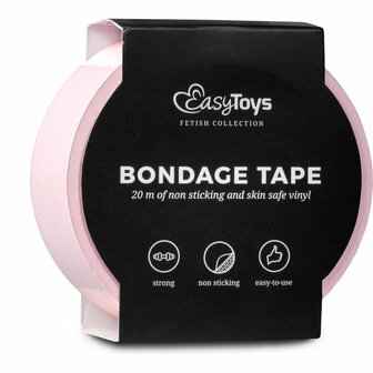 Easytoys Fetish - Bondage Tape Roze - 20m