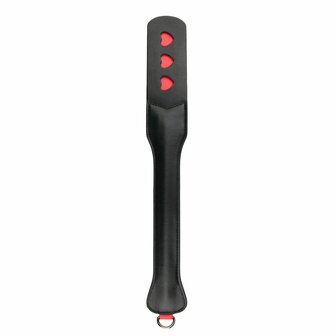Easytoys Fetish - Lange leren paddle met hartje
