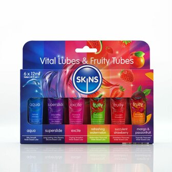 Skins Proefverpakking - Vital &amp; Fruity - 6x 12ml