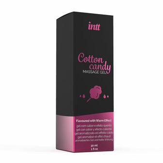 INTT - Cotton Candy Verwarmende Massage Gel - 30 ml