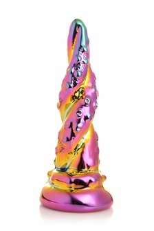 Creature Cocks - Betoverende Regenboog Glazen Dildo - Geel &amp; Roze
