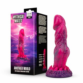 Mythical Mates - Another World Dildo Roze &amp; Paars - 22.4 cm