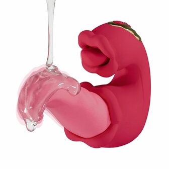 Teazers &ndash; Double Tongue Vibrator &ndash; Roze