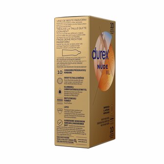Durex Condooms Nude XL - 10 stuks