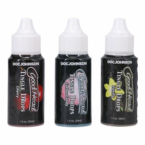 Doc Johnson - GoodHead Tingle Drops 3 smaken - 29 ml