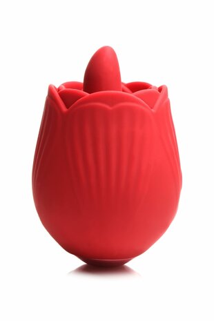 BLOOMGASM - French Rose Lik- en Vibratiestimulator - Rood