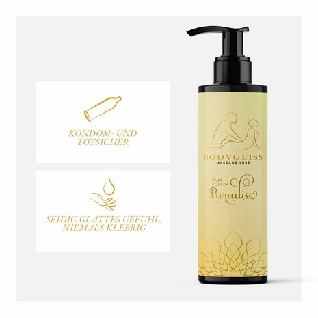 BodyGliss - Massage Olie En Glijmiddel in 1 Pina Colada - 150 ml
