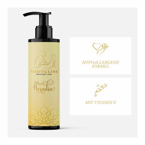 BodyGliss - Massage Olie En Glijmiddel in 1 Pina Colada - 150 ml