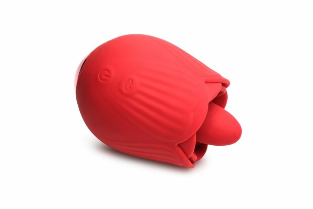 BLOOMGASM - French Rose Lik- en Vibratiestimulator - Rood