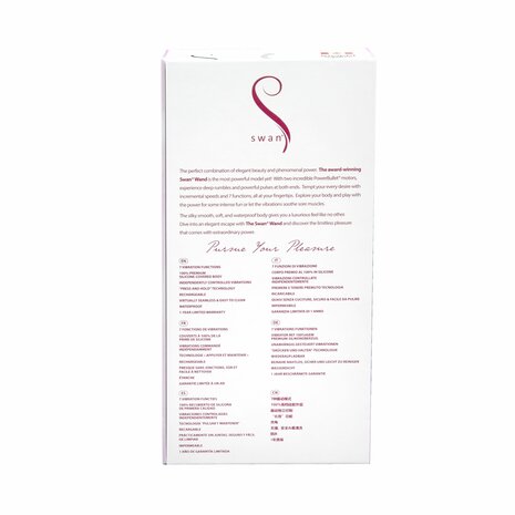 Swan Wand Vibrator - Roze