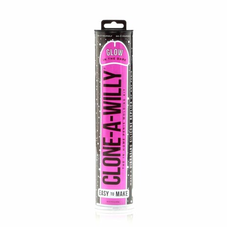 Clone-A-Willy Kit - Glow-in-the-Dark - Fel Roze