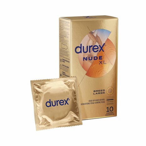 Durex Condooms Nude XL - 10 stuks