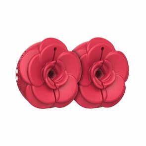 Teazers - Vibrating Nipple Clamps - Rood