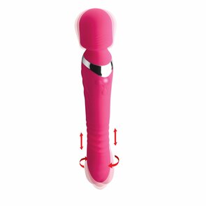 INMI - Ultra Thrust-Her Vibrerende Siliconen Wand - Roze